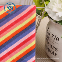Fancy design cheap price china yarn dyed stretch cotton stripe jersey knit fabric